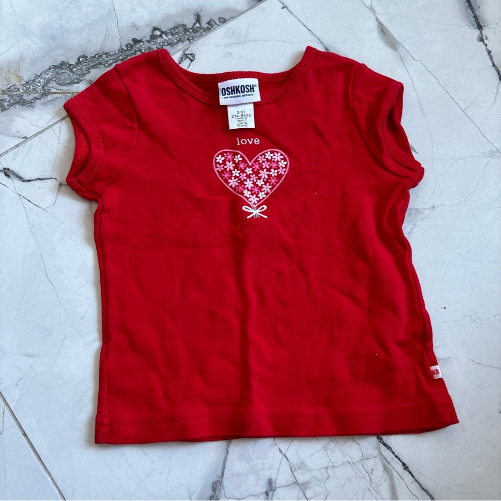 OshKosh B'gosh Red Love Heart Tee